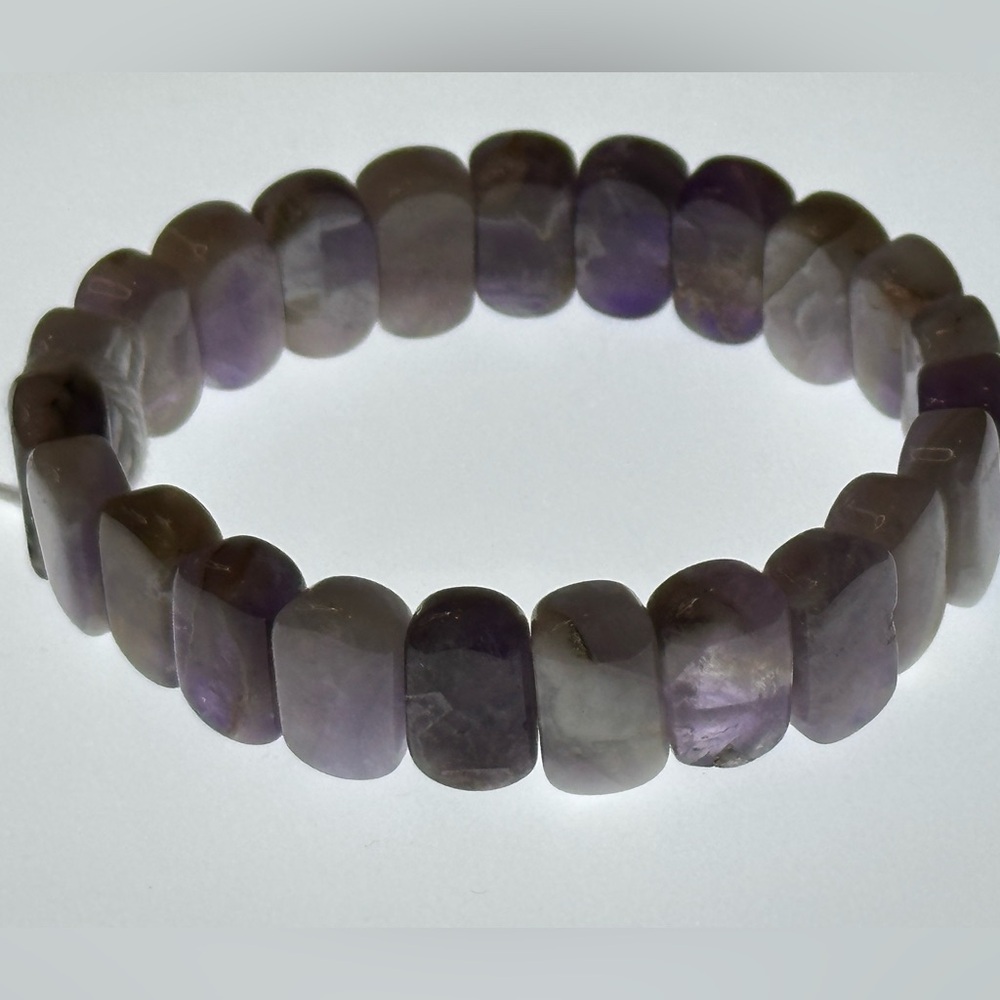 Amethyst Soft Bangle Size 6.5
